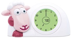 Zazu réveil éducatif Sam mouton rose - réveil enfant avec veilleuse