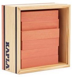 Planches de construction en bois Kapla 40 roses en un poing