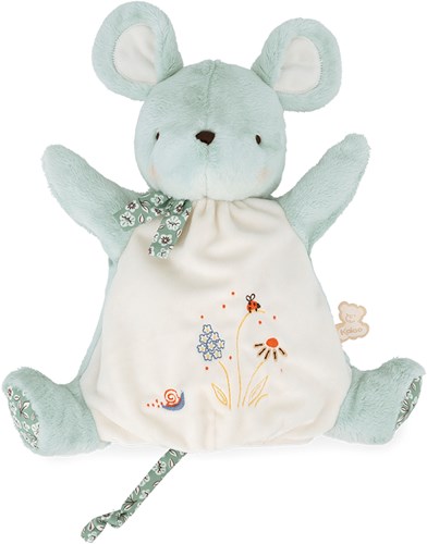 Kaloo marionnette souris - peluche douce jouet éducatif 24 cm