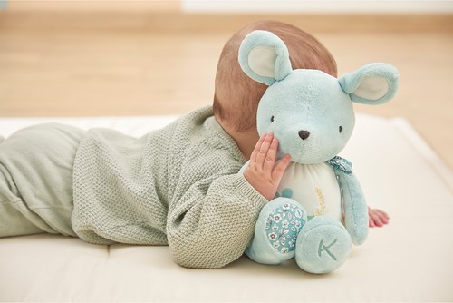 Kaloo peluche musicale souris - doudou sonore en matière recyclée-2