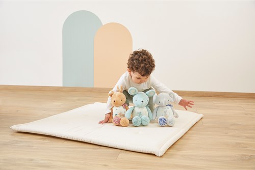 Kaloo peluche musicale souris - doudou sonore en matière recyclée-3