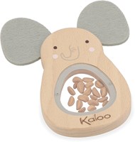 Kaloo hochet éléphant en bois jouet bébé - Collection Petites Chansons-2