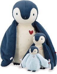 Kaloo peluche manchot 50 cm avec lange d'emmaillotage - Collection Complices