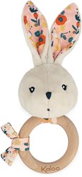 Kaloo Kdoux - Hochet lapin Coquelicot jouet bébé peluche