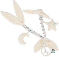 Kaloo jouet poussette bébé crème - chaîne d'activités Lapinoo 40 cm-2