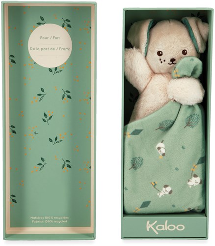 Kaloo Carré Douceur - Chien Vert