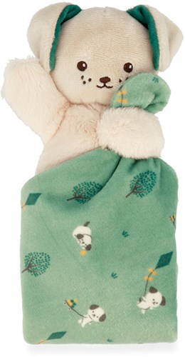 Kaloo Carré Douceur - Chien Vert-3