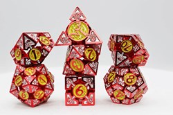 Foam Brain Games dés métalliques set RPG Oculus Ablaze DnD