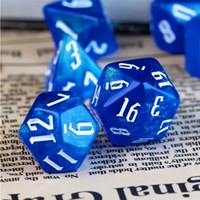 Foam Brain Games dés Magician's Deep Water Lair RPG set-2