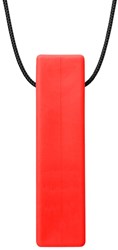 Ark Therapeutics collier à mâcher jouet Brick Stick rouge plastique