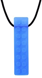 Ark Therapeutics collier à mâcher jouet sensoriel Brick Stick bleu XT