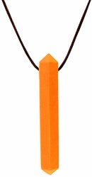 Ark Therapeutics collier à mâcher bijou sensoriel pour enfants et adultes - orange