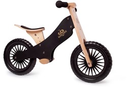 Kinderfeets Vélo d'équilibre en bois à partir de 2 ans - Noir