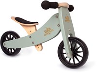 Kinderfeets 2-en-1 vélo d'équilibre en bois & tricycle Tiny Tot Plus - Silver Sage-2