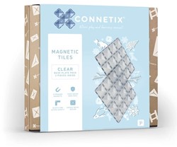 Connetix Magnetische tegels Base Clear 2 stuks