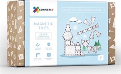 Connetix Ensemble de poêles magnétiques claires 34 pièces