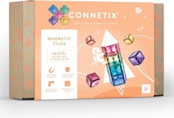 Connetix Aimants de Construction Pastel Carré 40 pièces
