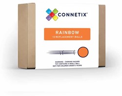 Connetix Magnetic Tiles Rainbow marble balls 12 pièces