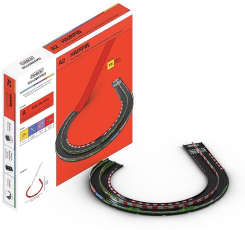 Candylab circuit jouet Road System - virage serré pour Candycar
