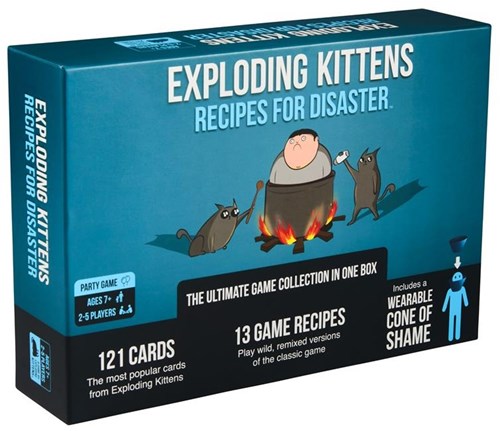 Exploding Kittens jeu de cartes Recipes for Disaster - édition party ultime