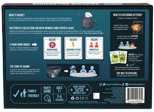 Exploding Kittens jeu de cartes Recipes for Disaster - édition party ultime-2