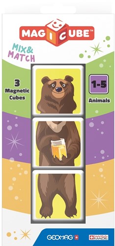 Geomag Geomag Magicube Mix & match Animals 3 pcs-2