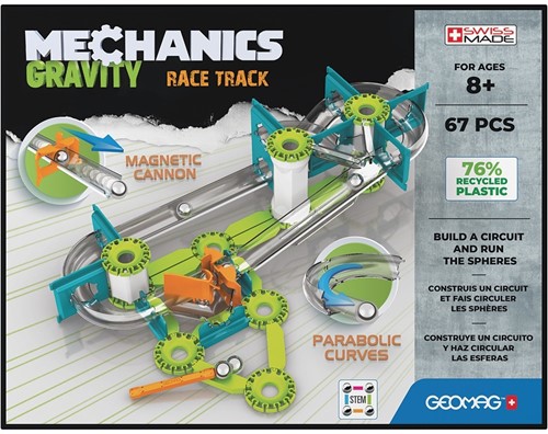 Geomag circuit magnétique Mechanics Gravity recyclé 67 pièces jouet-3