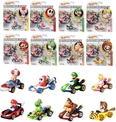 Hot Wheels Mario Kart Voertuigen Assorti