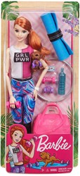 Mattel Barbie poupée yoga bien-être tenue de sport - poupée mannequin