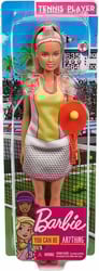 Poupée professionnelle Barbie joueuse de tennis