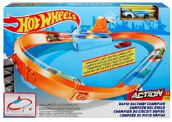 Piste de course Hot Wheels Rapid Raceway Champion set jouet