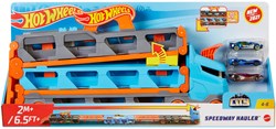 Hot Wheels camion transporteur jouet - remorque circuit avec 3 voitures