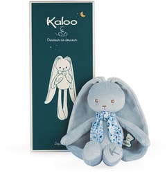 Kaloo peluche lapin bleu - Lapinoo cadeau en peluche 25 cm