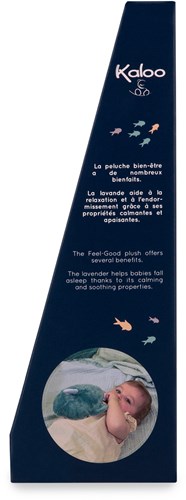 Kaloo coussin chauffant poisson - Petit Calme peluche lavande-2