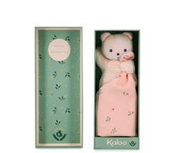 Kaloo doudou ours feuilles d'amour - couverture bébé douce en peluche