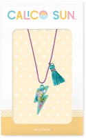 Calico Sun collier éclair perles paillettes réglable