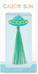 Calico Sun collier Alexa Spaceship - bijou enfant coloré