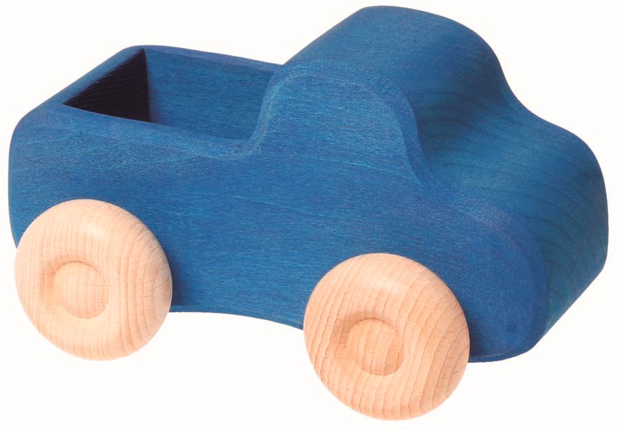 Grimm S Camion En Bois Petit Bleu