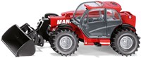Siku Manitou chariot télescopique véhicule agricole 1:32 rouge métal plastique