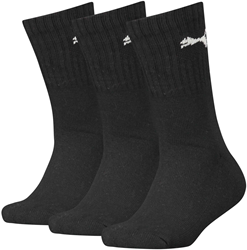 Puma chaussettes de sport enfant - Chaussettes crew noires 3-pack junior sport