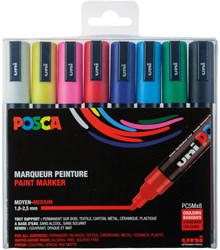 Planet Happy - Merk Posca stiften 3M