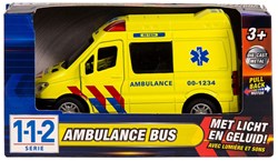 Playmobil bus ambulance jouet 1:34 avec lumière et son jaune