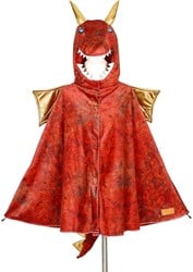 Souza Red dragon cape, 4-7 yrs, 104-122 cm (1 pc)