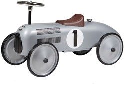 Retro Roller porteur Jean argent - porteur enfant style Formule 1