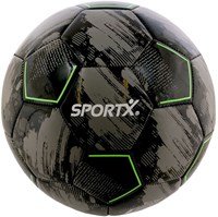 SportX mini ballon de football gris noir 160-180gr - jouet ballon enfant-2