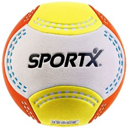SportX ballon de football de plage mini jaune orange 130-150 grammes PVC