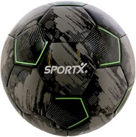 SportX ballon de football - gris noir - 330-350gr - super shiny pvc-2