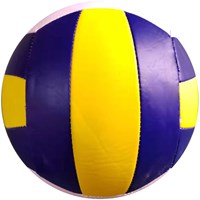 SportX ballon de volley jouet bleu 260-280gr pour enfants-2