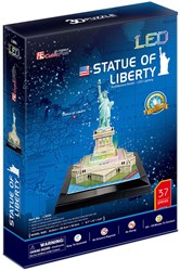Cubic Fun puzzle 3D Statue de la Liberté avec éclairage LED carton