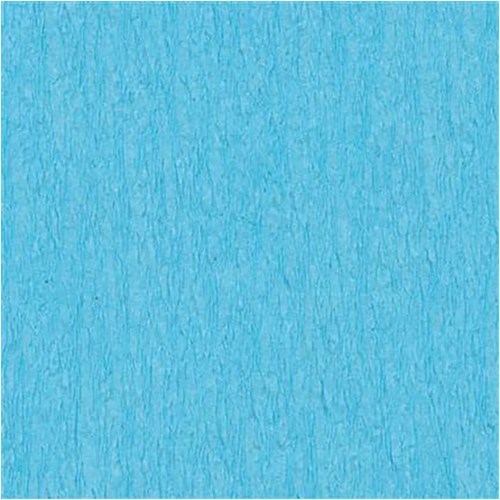 Mercurius papier crépon bleu clair 50x250 cm - 10 rouleaux loisirs créatifs